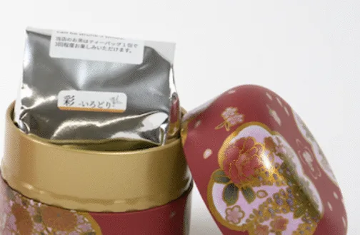 有機抹茶入り玄米茶　ー彩・いろどりー