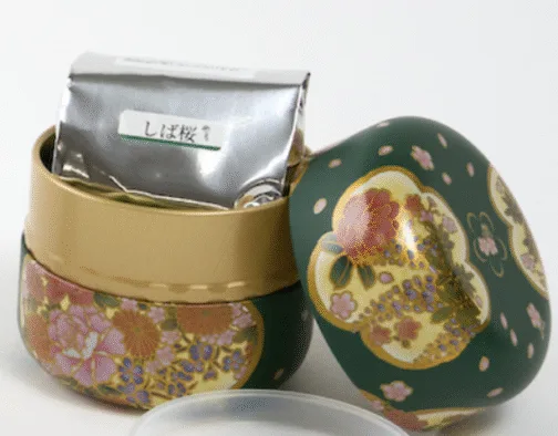 有機抹茶入り緑茶  ーしば桜ー　